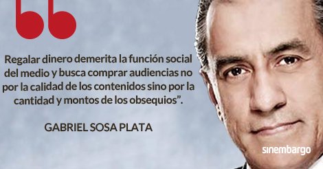 SinEmbargo (@sinembargomx) on Twitter photo #Opinión "La radio que regala dinero", escribe Gabriel Sosa Plata <a href="/telecomymedios/">Gabriel Sosa Plata</a> bit.ly/2phhhsY #Opinión "La radio que regala dinero", escribe Gabriel Sosa Plata <a href="/telecomymedios/">Gabriel Sosa Plata</a> bit.ly/2phhhsY
