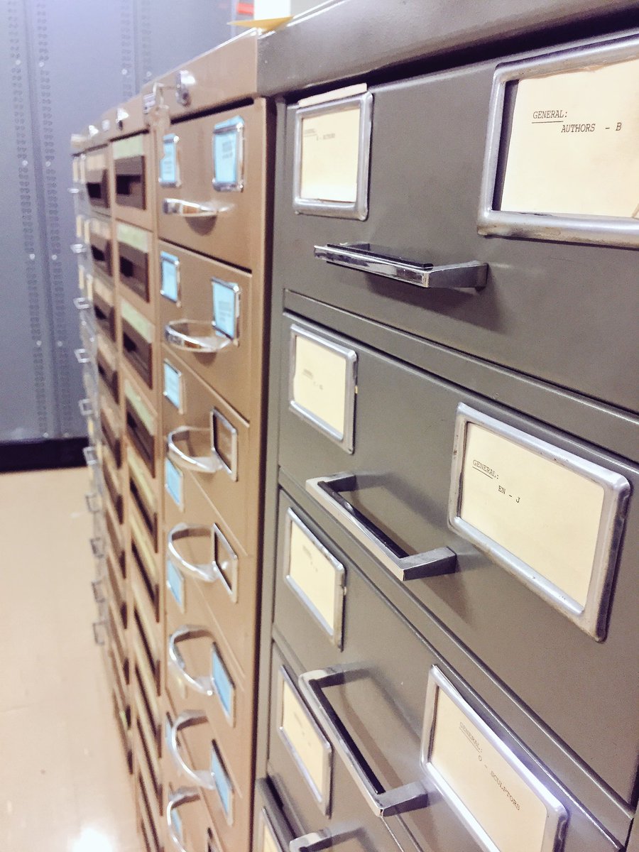 SABCRadioArc's tweet photo. The allure of the card catalogue #archives #archivists https://t.co/mBnK5Wu8S9
