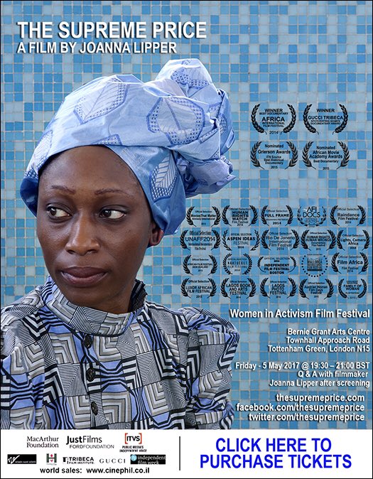 see @Joannalipper_ Q&amp;A in London after screening of @Thesupremeprice @BGACentre
bit.ly/2ndri8X #womenActivism