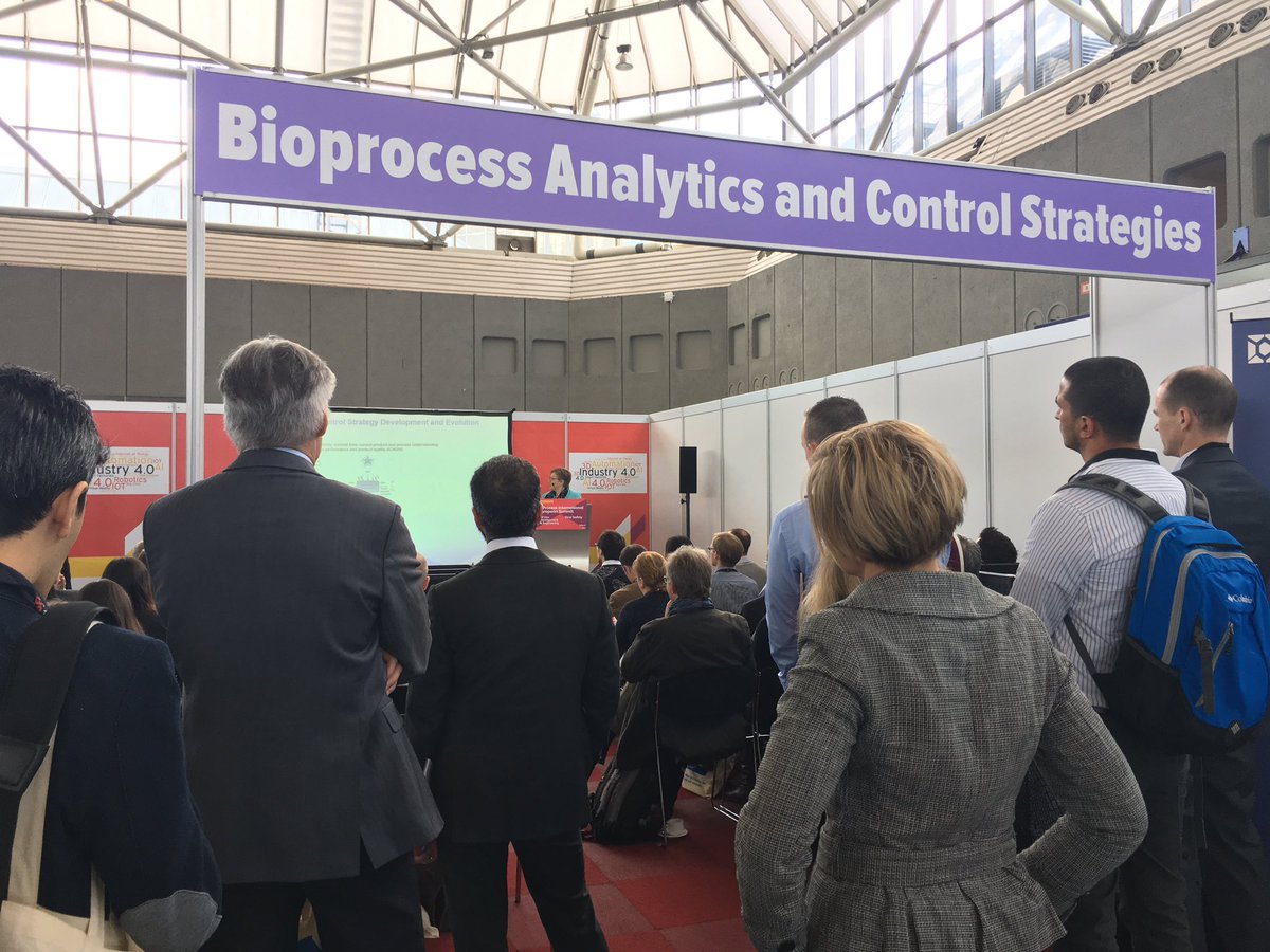 Eliana Clark, VP, Biogen presents advanced process control in biologics drug substance manufacturing #BPIEurope