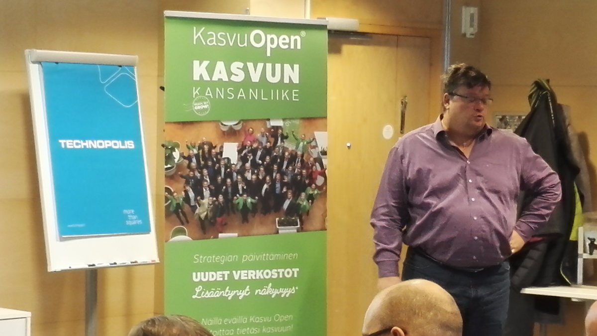 Our CEO, Mikael Seppälä, pitching in the 2nd round <a href="/kasvuopen/">Kasvu Open</a> Open Growth Programme #growth #cleantech #watertreatment #oxygen #kasvuopen