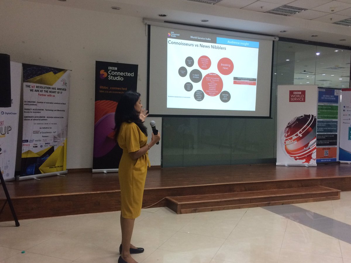 BBC_Connected's tweet photo. .@shilpakannan talking through insights for our target audience in South Asia for the data challenge #bbcconnected https://t.co/6PGiTLGAru