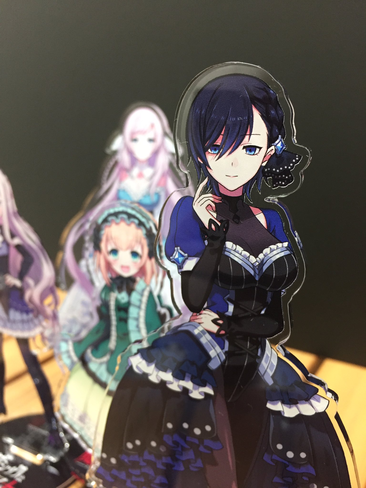 株)ケイブ pe X: „アクリルフィギュアセット5乙女バージョン。1