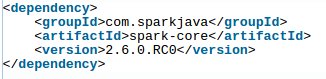 sparkjava's tweet image. Spark 2.6.0.RC0 available on #maven central. Fully customizable Jetty is one of the new features. #sparkframework #spark #java8