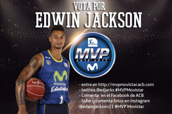 MovistarEstu's tweet image. Se abre la votación para el #MVPMovistar y nosotros no tenemos duda: ¡lo merece @edjacks ! Cada RT cuenta como voto. mvpmovistar.acb.com