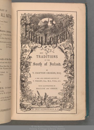 Daniel Maclise's 'Fairy Legends' illustration showing foliage &amp; various lively, humorous fairy forms #DTTPcollection ow.ly/vgLU30b0RT6