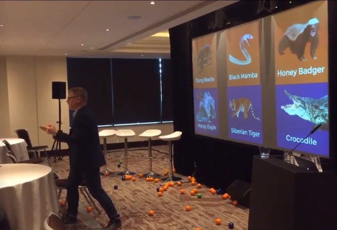 "Be like a Dung beetle" and other digital content lessons from <a href="/jonburkhart/">🔥Jon Burkhart - Mktg Guy & ⚽️ Content Creator 🔥</a> at #SEATLondon17