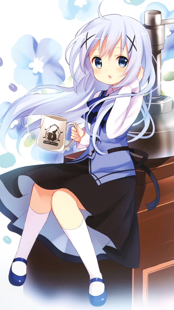 75 ごち うさ チノ 壁紙 花の画像