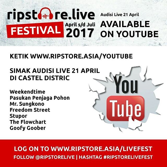 It'a wrap!! Ketik ripstore.asia/youtube atau klik tautan di bio… dlvr.it/NzSxnJ #casteldistric #ripstorelivefest #ripstorelive