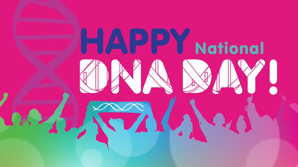 genome_gov's tweet image. In honor of great accomplishments in genomics, like the Human Genome Project, we celebrate! Happy #DNADay17! bit.ly/2okNnAW
