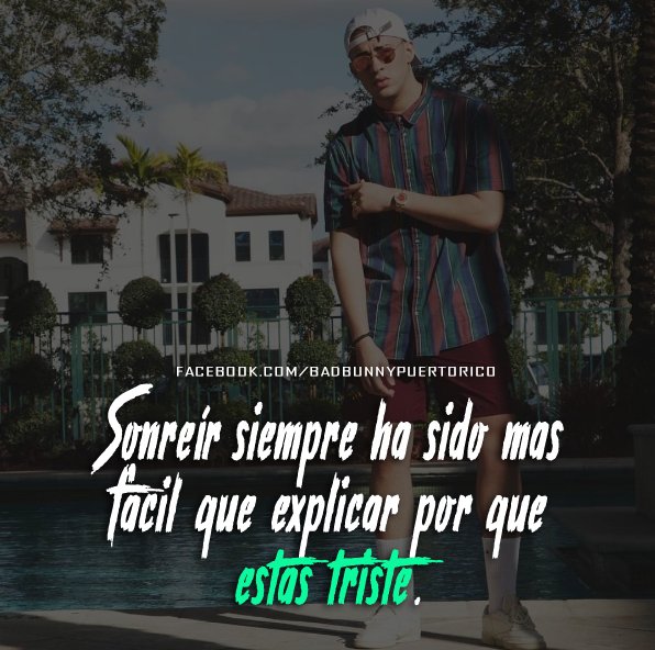Bad Bunny Frases on Twitter: 