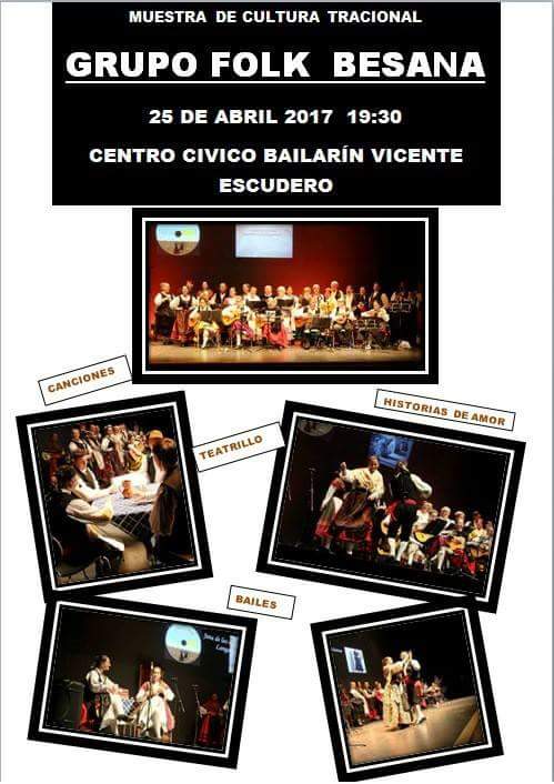 CYD_BESANA's tweet image. Hoy no os lo podéis perder !!! que mejor forma de pasar la tarde que con nuestro grupo folk a las 19,30 en c.c.Bailarin Vicente Escudero