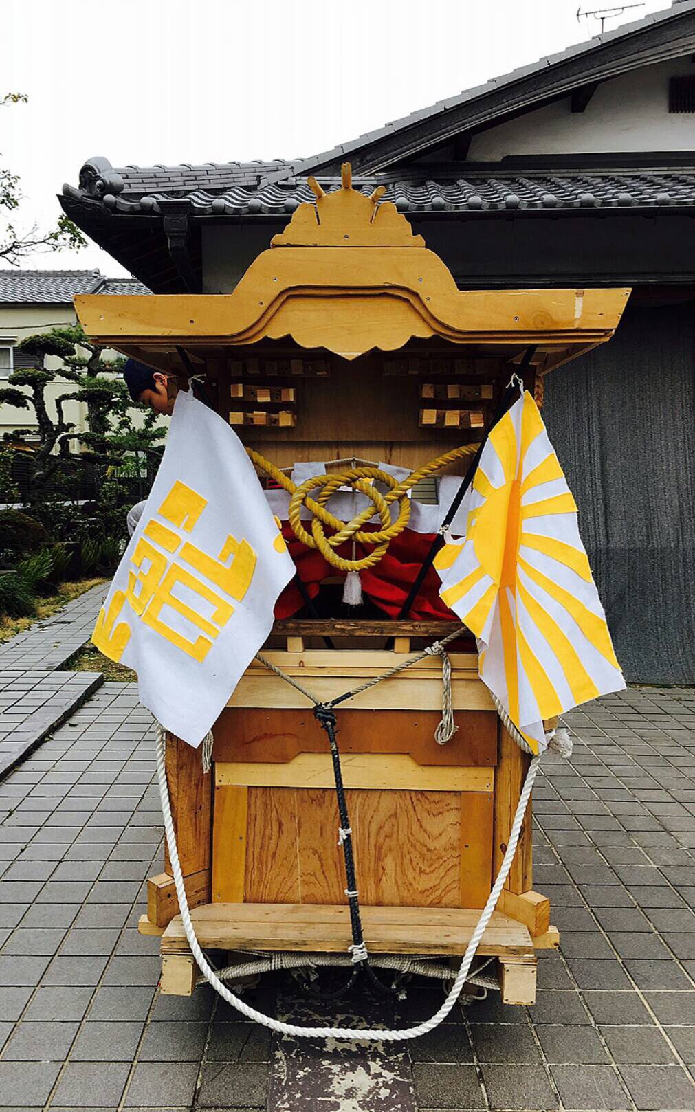 だんじり　金メッキ だんじり金綱