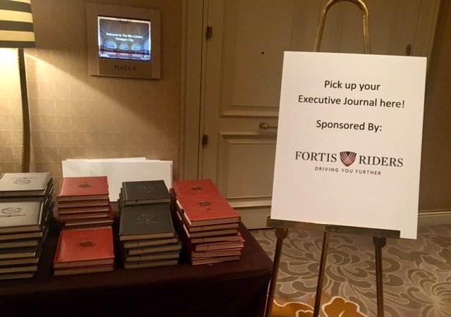 CSOCenter's tweet image. Check out these sleek Executive Journals from #csosummit17, thanks to our sponsor @FortisRiders