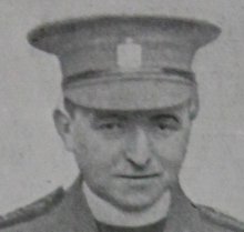 Harlowirish's tweet image. Also OTD @LiRFC member The Reverend William Joseph Finn was killed at Gallipoli. The first priest to die in WW1 #armychaplain #lestweforget