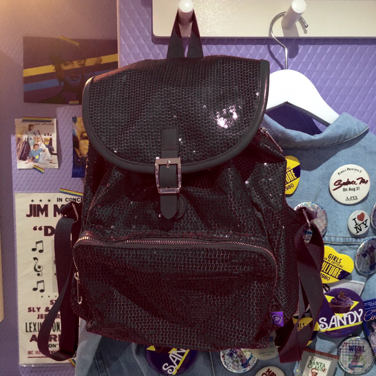 Peco Club No Twitter お待たせしました 4 29から 原宿 大阪 Web Store にて開催するpeco Club第10弾のnewアイテムを紹介するよ スパンコールリュック 5 292 ブラック パープル ピンク Peco Club No Twitter お待たせしました 4 29から 原宿 大阪 Web Store にて開催するpeco Club第10弾のnewアイテムを紹介するよ スパンコールリュック 5 292 ブラック パープル ピンク
