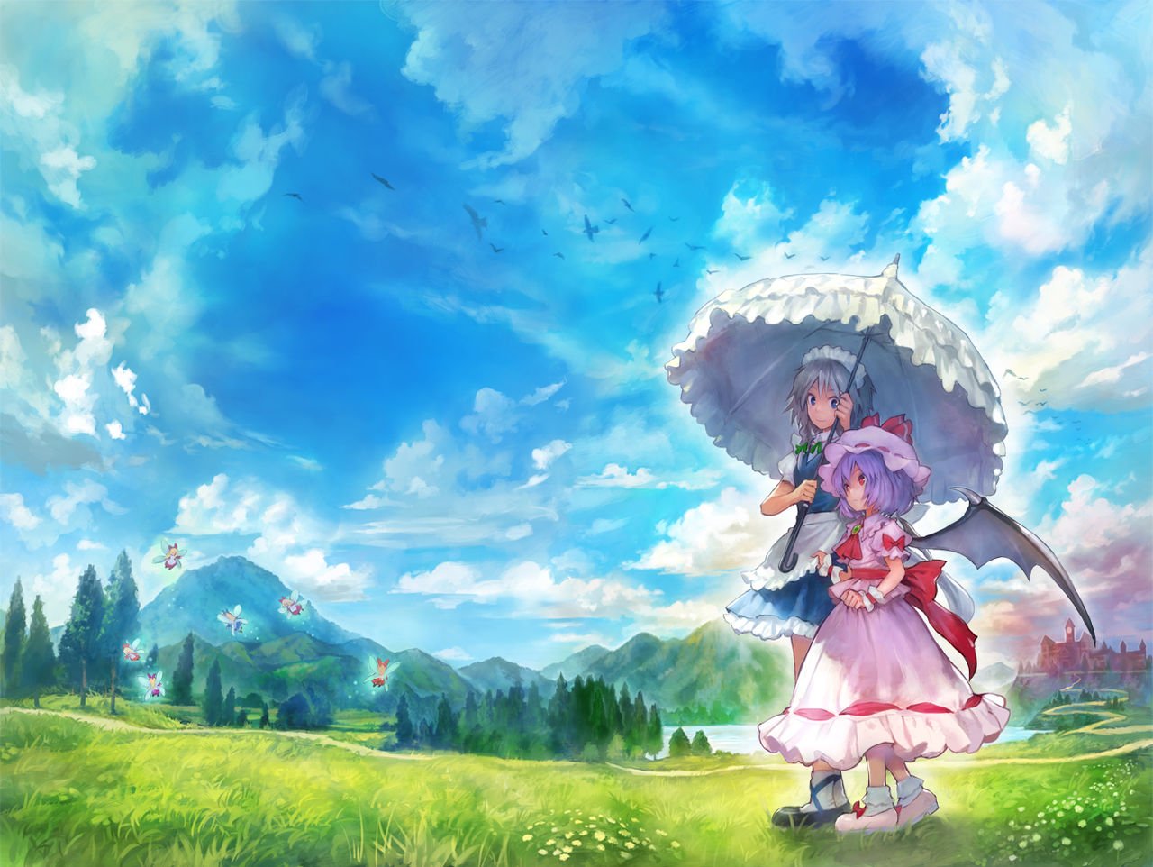 十六夜 東方曲もいいけど 風景画も好きですな見てて心が落ち着く T Co Fi50gq7ulr Twitter