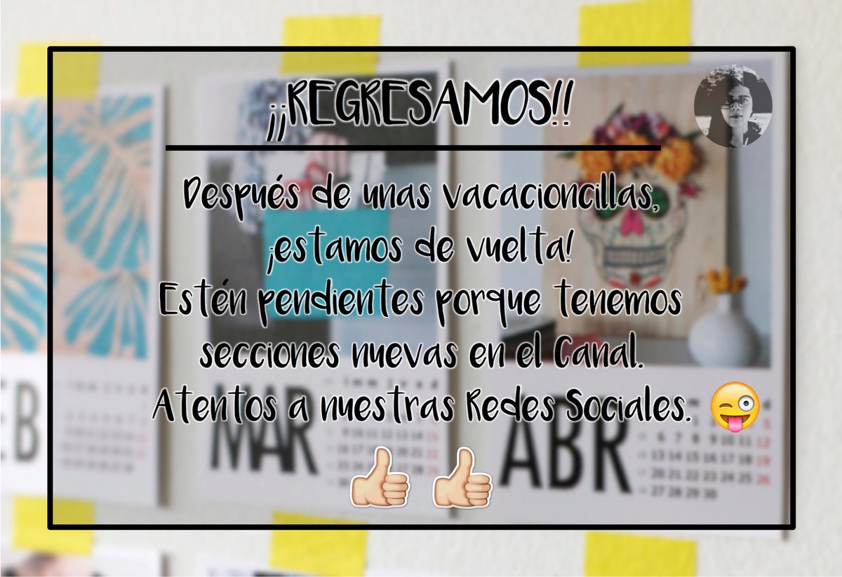 SHermanitos's tweet photo. #Regresamos https://t.co/yIZWWyLjEP