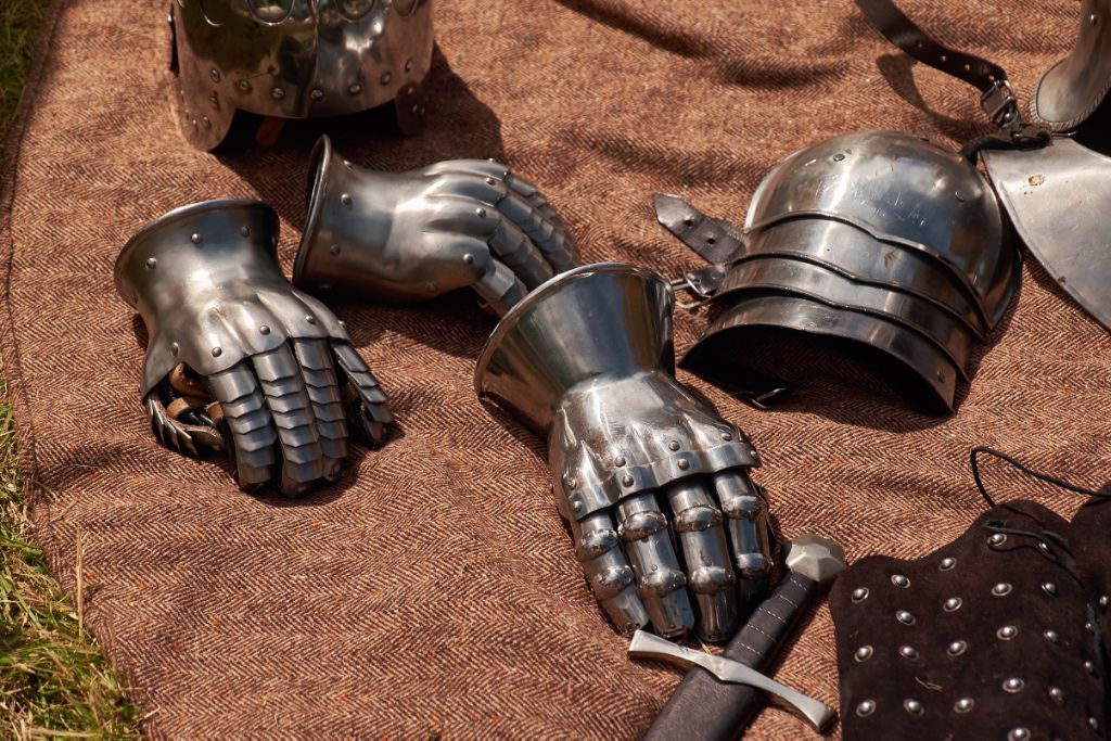 To throw down the gauntlet came from mediaeval times. A knight challenged an enemy to a duel by throwing a piece of armour on the ground