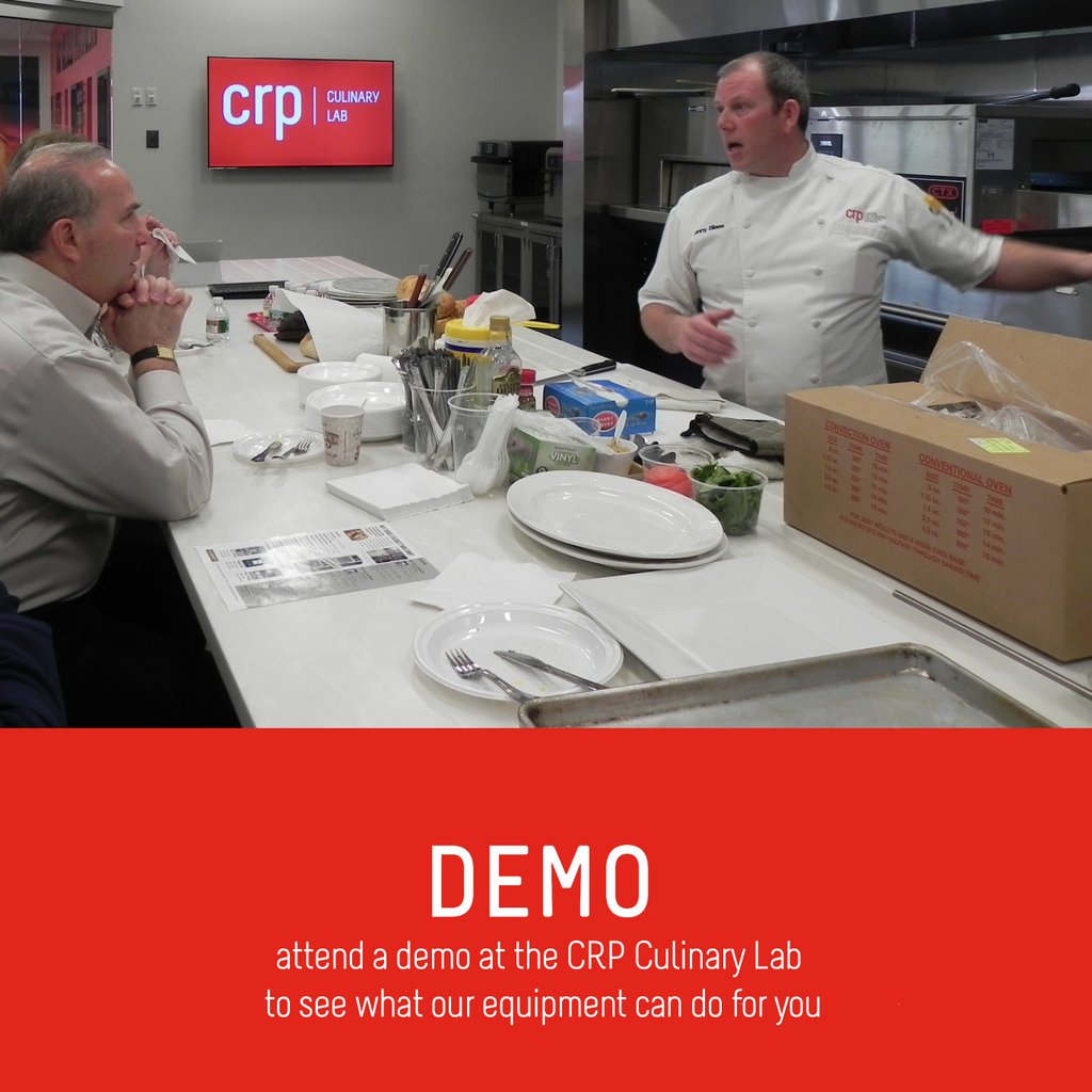 CRPFoodservice's tweet photo. Attend a demo at the #CRPCulinaryLab and see what our equipment can do for you. https://t.co/jwLFyzYrIe