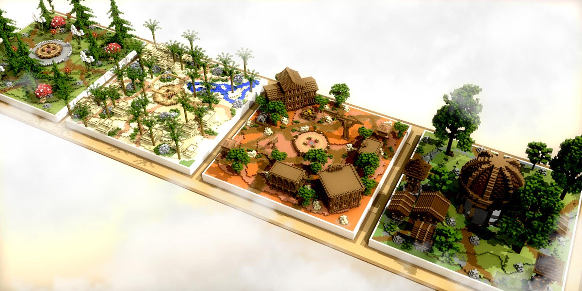 LunarCreative's tweet photo. four cute KOTH's avaliable at the @Schematic_Store 
Builds by @MCHoppys 
Render by @jasonkingnz 
https://t.co/dRvaD1qdGH https://t.co/ikVuKrDAlK