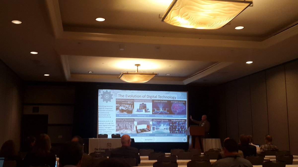 Great insights on how digital transformations are transforming our industry <a href="/joegollner/">Joe Gollner</a> #cmsconference <a href="/Center4infoDev/">CIDM</a>