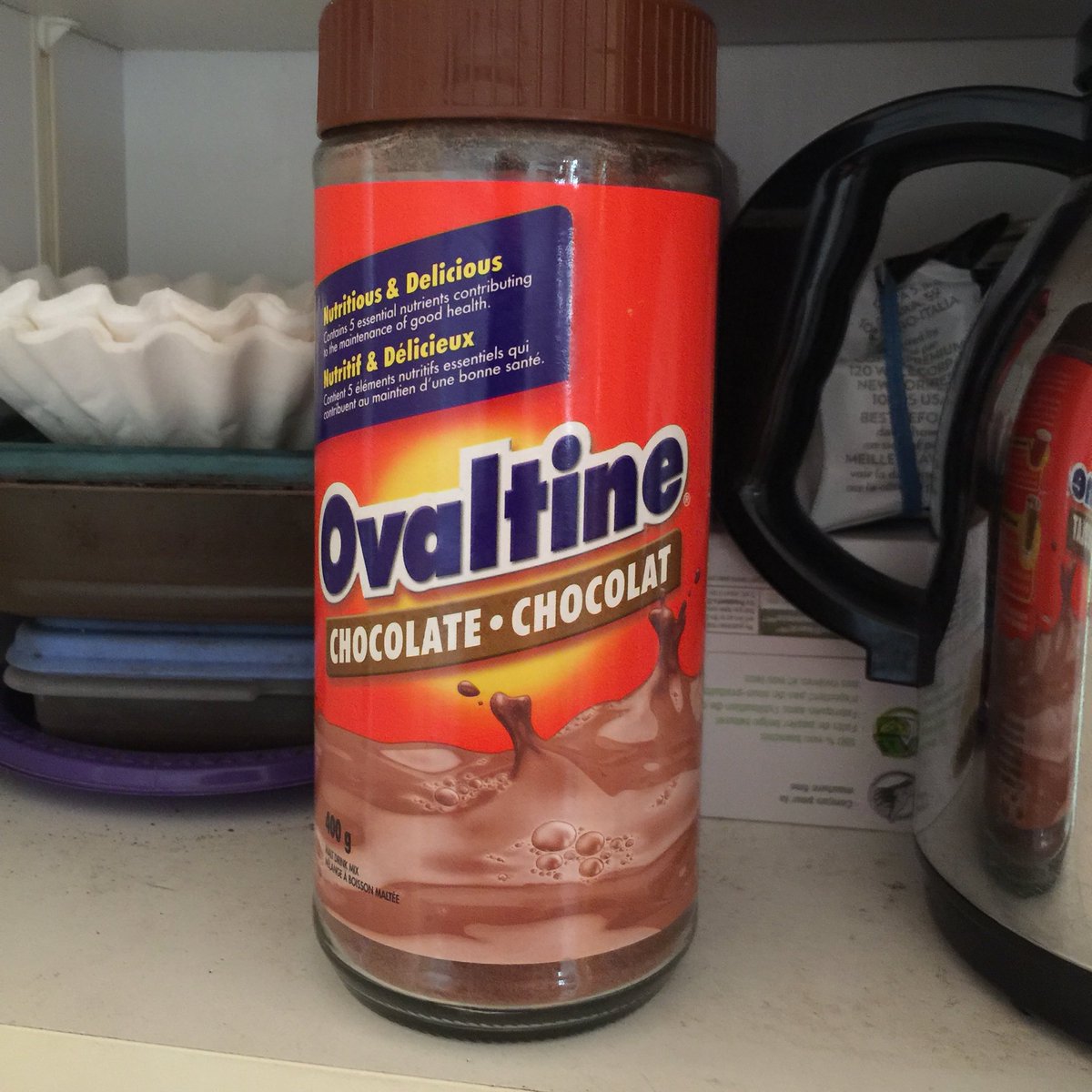LochlinCross's tweet photo. What is this shit? My Grandmother used to drink it as well. #Ovaltine https://t.co/cxlA5pLRNt