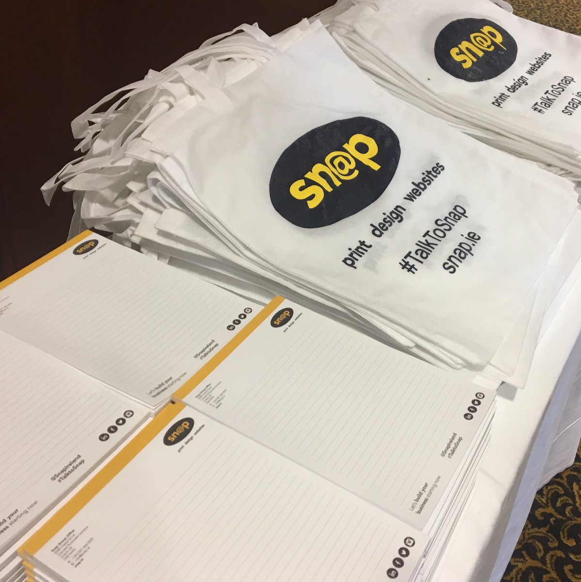 SnapIreland's tweet photo. Gettin hot in here setting up. It'll be hotter when we're buzzing at our #Bizexpo_ie stand tomorrow @CitywestHotel 10am sharp! #TalktoSnap https://t.co/XX20eOKASm