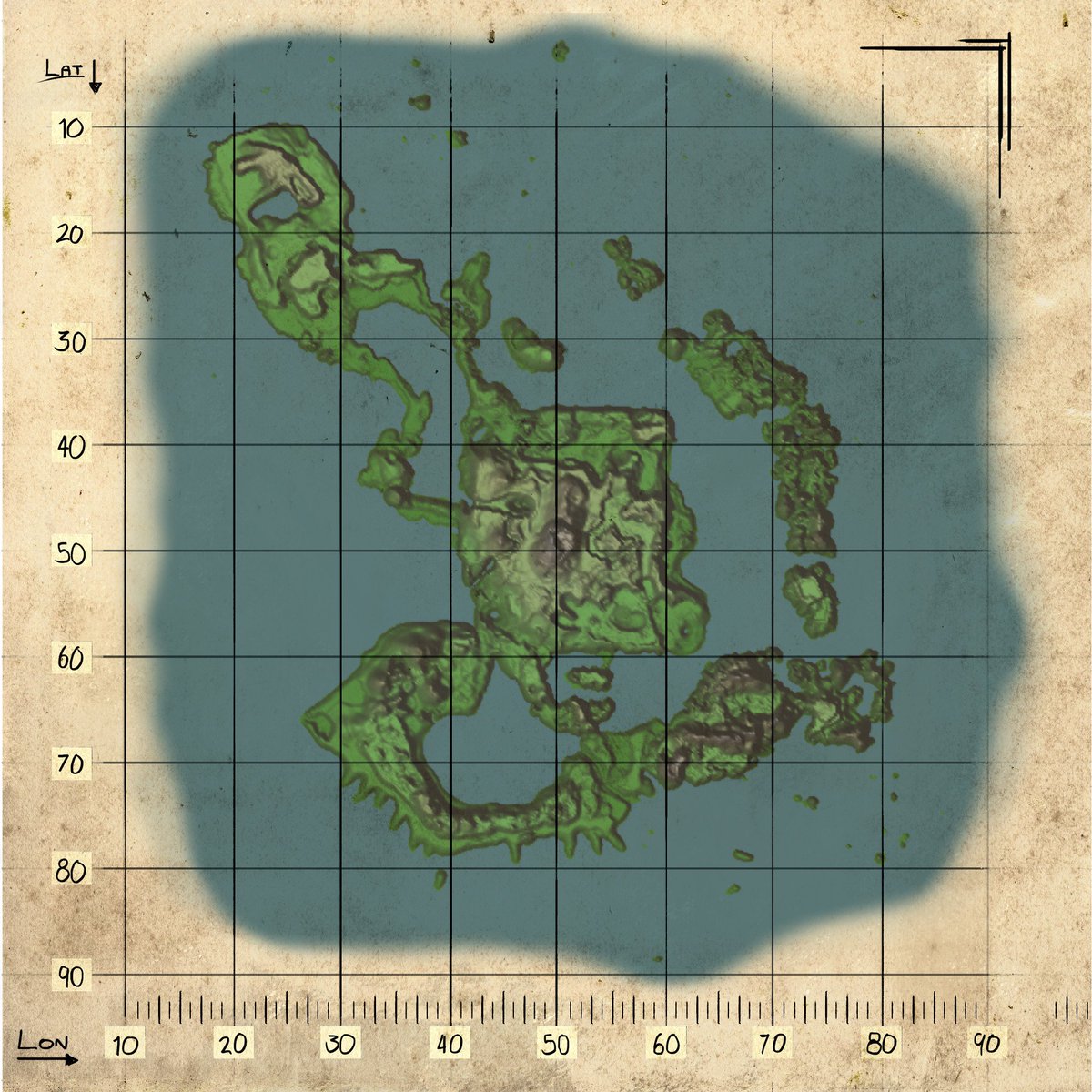 Ark Resource Map The Island Maps Catalog Online