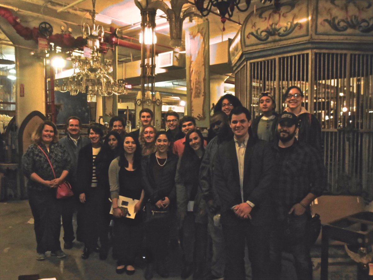 NYSFILM's tweet photo. Members of @nyftsa toured the amazing facility and learned the history of #NewelProps in Queens - servicing film and TV for 4 generations. https://t.co/UfQIv09R4J