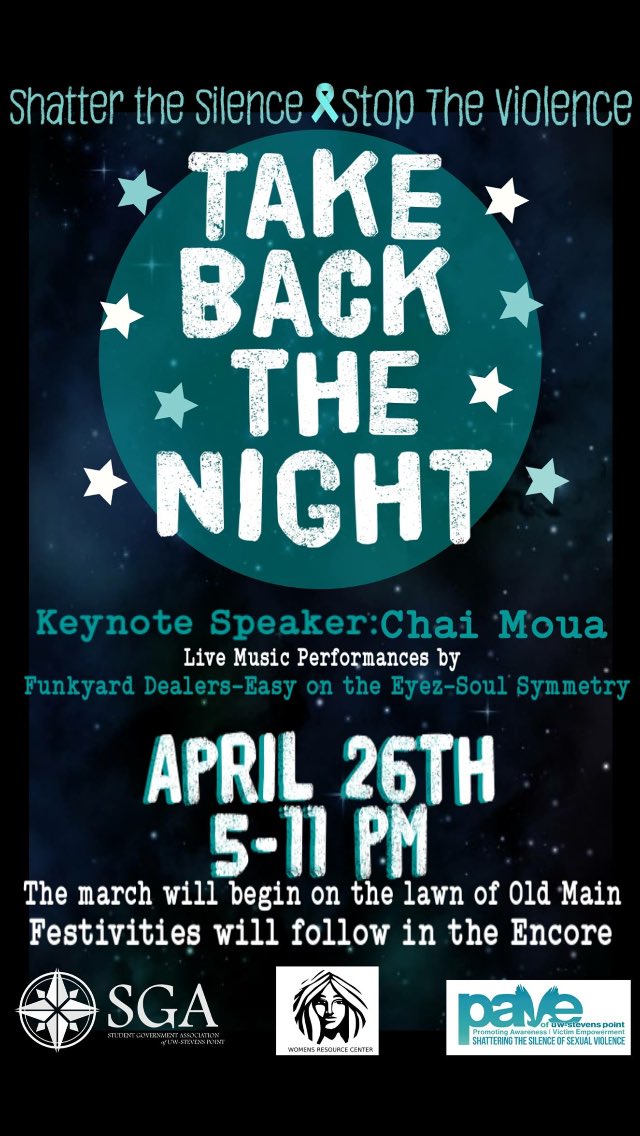 Happening tomorrow! Let's work to end the violence, join the march and festivities to follow! <a href="/UWStevensPoint/">UW-Stevens Point</a> <a href="/uwspwrc/">UWSP WRC</a> <a href="/UWSP_SGA/">UWSP SGA</a>