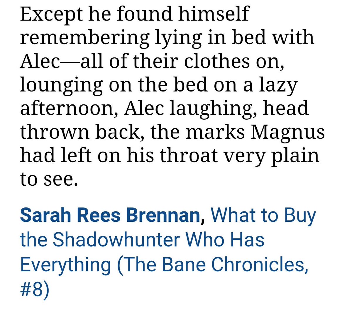 MinaSwarez's tweet photo. Wild Magnus gave Alec hickies ๐
Can we have this on the show?
#Malec #MagnusBane #AlecLightwood #BaneChronicles #Shadowhunters https://t.co/dJ33dkmVWs