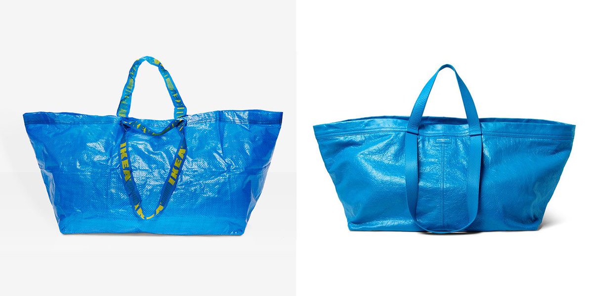 Ikea had a great reaction to @Balenciaga making a $2,145 version of its 99-cent blue bag: adweek.it/2oIMMZT