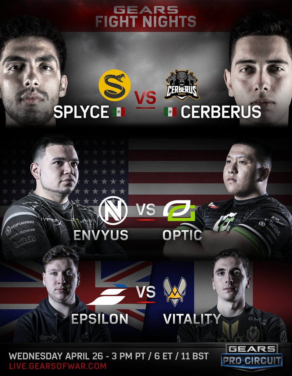 GearsEsports's tweet image. TOMORROW: NA 2K w/ OG vs nV, Involving's back w/ Splyce vs Cerberus, Pre-Paris EU Showdown w/ Epsilon vs Vitality &amp;amp; All-Star Teams Revealed!