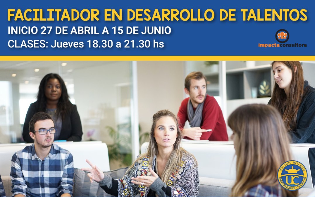 unicrandon's tweet photo. Jueves 27 de Abril se inicia el curso de Facilitador en Desarrollo de Talentos y aún estás a tiempo de inscribirte. https://t.co/HCn0hETTEN https://t.co/UcLK2Zp10C