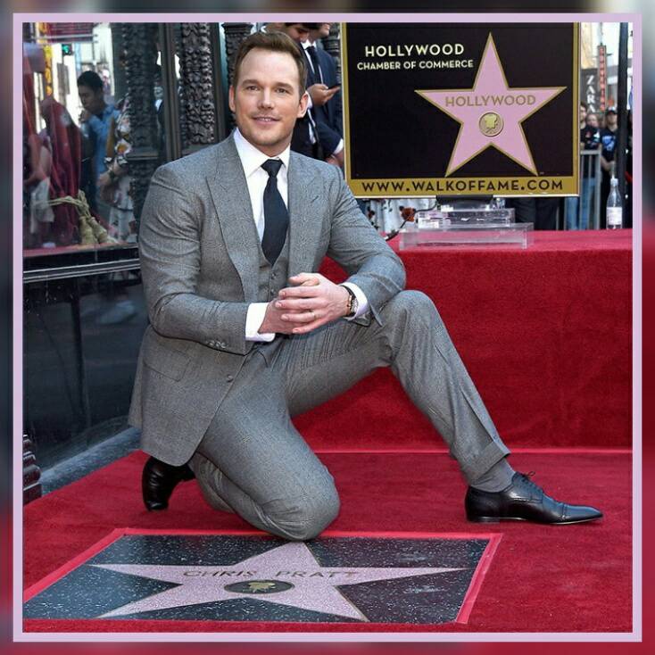 esteeselshowfm's tweet photo. El actor Chris Pratt recibió su estrella en el Paseo de la Fama de Hollywood🌟🎥 https://t.co/bPzkYrv2Hu