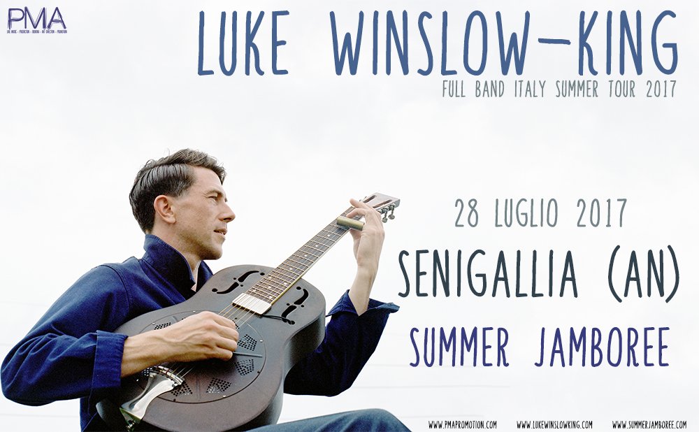 PMA_Promotion's tweet photo. The great Luke Winslow-King will tour #Italy next summer. Don't miss him anywhere, especially at @SummerJamboree in #Senigallia on JUl 28th. https://t.co/4tbMkpNDw8