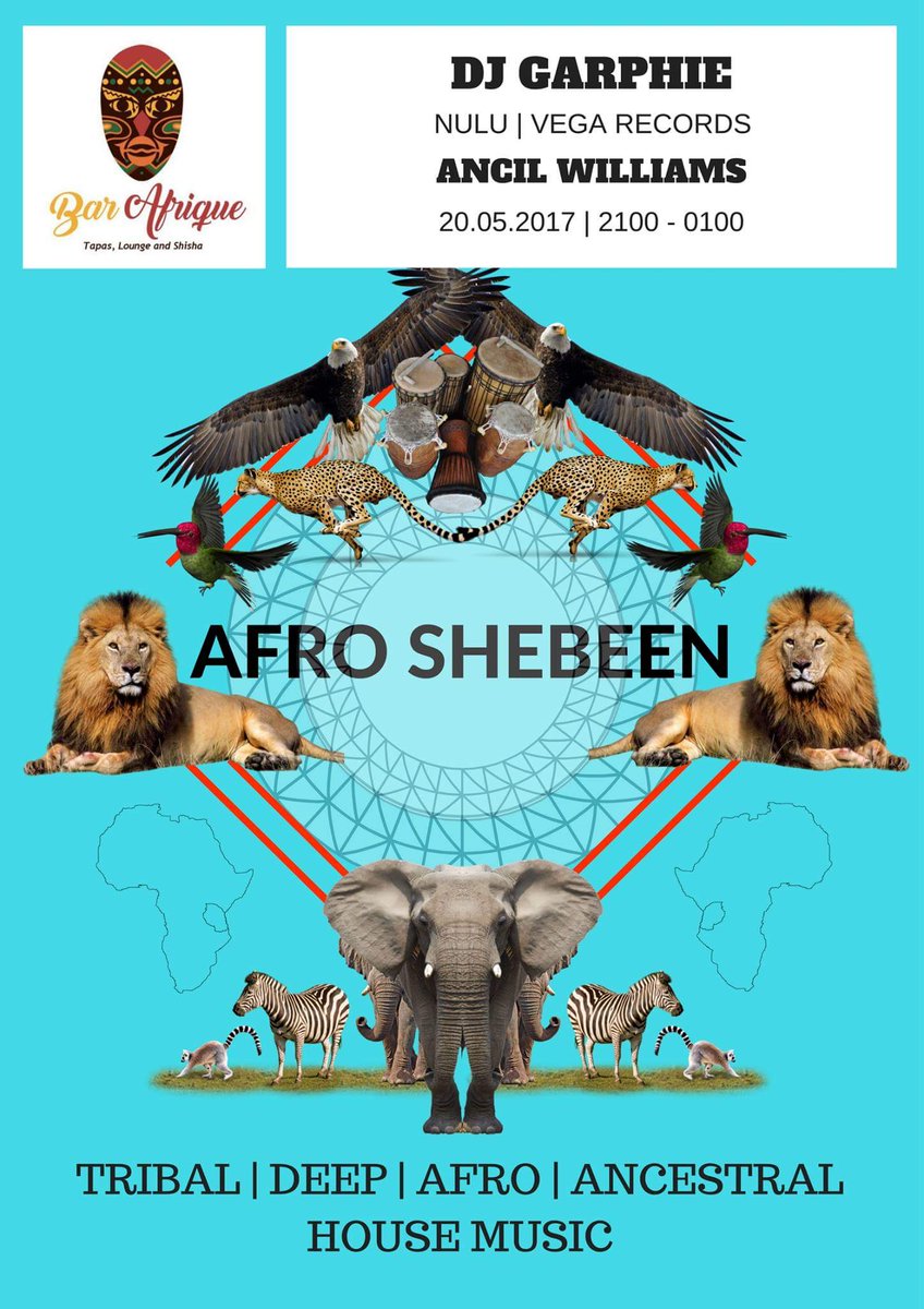 Afro House event Bournemouth 20.05.17