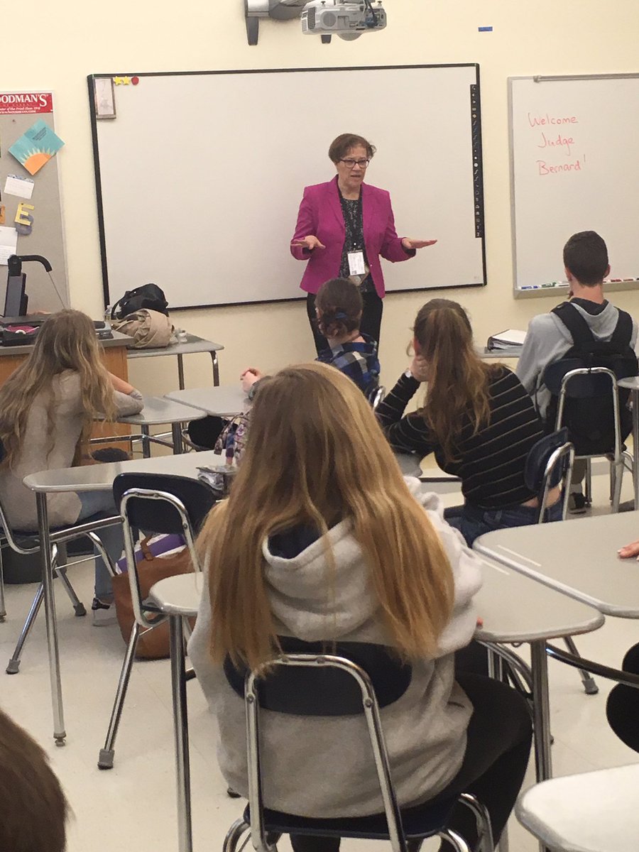 MrWoodmanEB's tweet image. A huge thank you goes out to Judge Julie Bernard, First Justice from the Brockton District Court, for speaking with my law class today!
