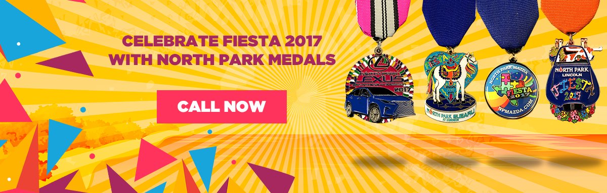 Call now for North Park medals! (888) 242-0393