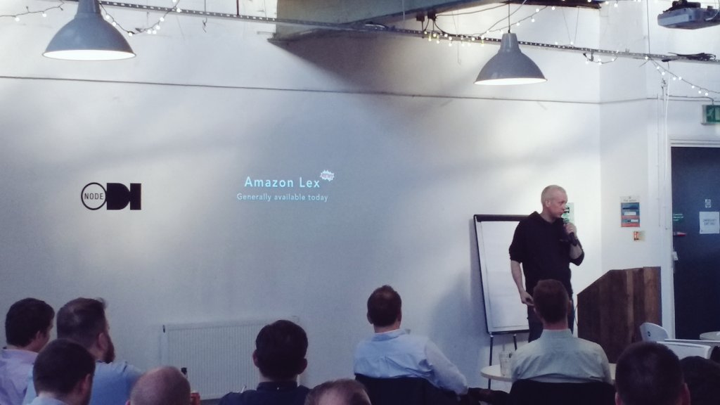 matthewpskelton's tweet image. New Amazon Lex service being showcased by @IanMmmm at @leedsDevops as part of #leedsdigi17  #leedsdevops