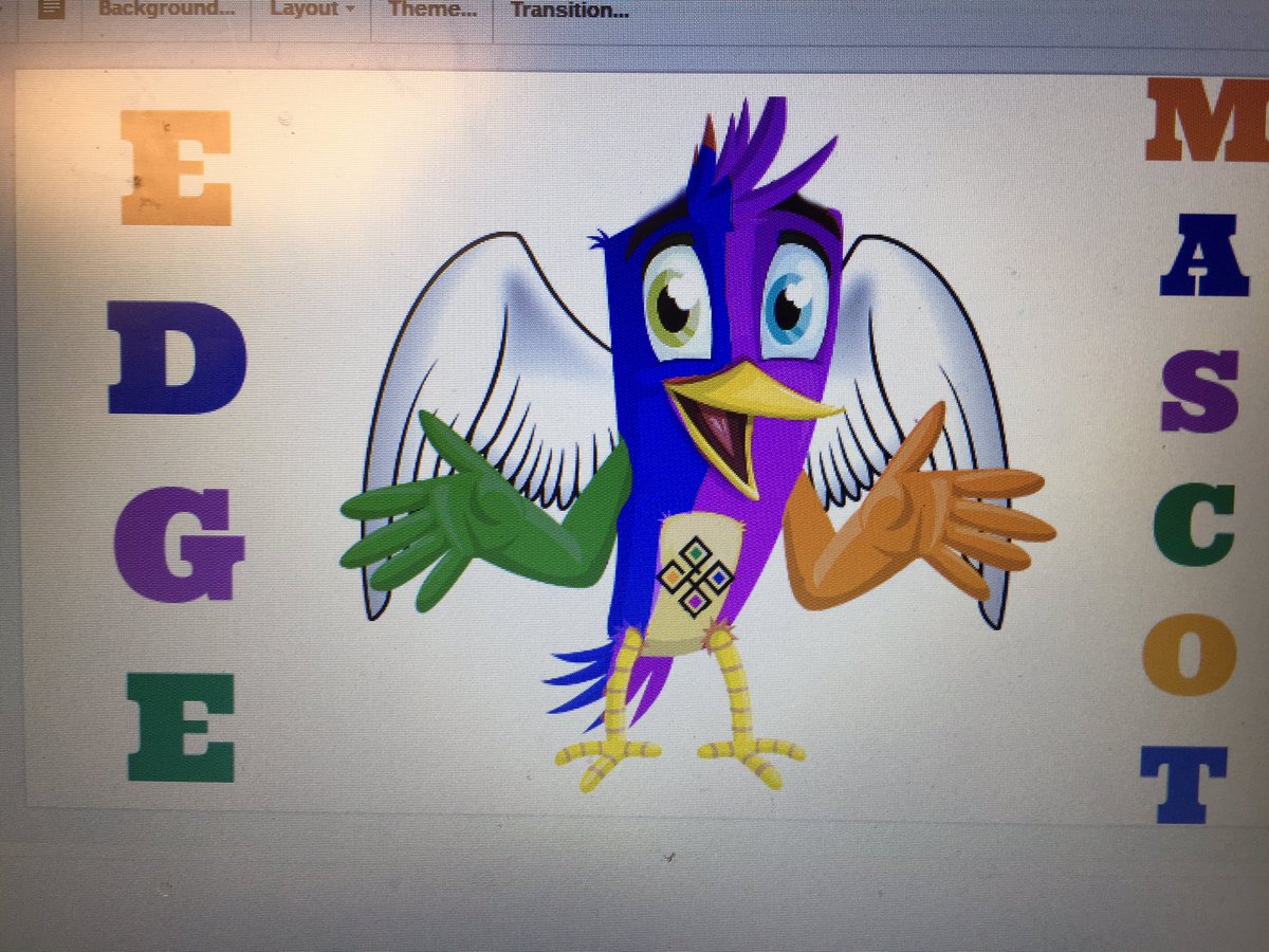 MJKBC04's tweet photo. @HFAPgh @HFAEDGE New EDGE mascot @robertabrandao https://t.co/WnukVEgTNR