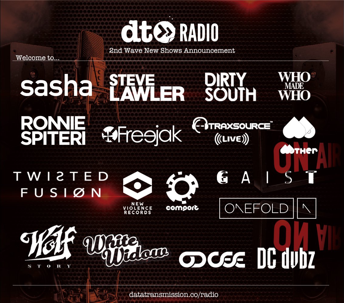 istreemradio's tweet photo. 2nd wave show announcement! We welcome @DJSteveLawler @sashaofficial @dirtysouth @whomadewho @djronniespiteri @DJFreejak @traxsource ++++ https://t.co/GWj7udbM8A