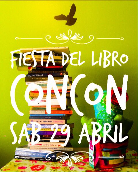 frida_kfe's tweet photo. Fiesta del libro en #Concón! Trueque, poesía, cuentacuentos, ilustración, editoriales locales, música y más. Sábado 29, desde las 17h RT 😉 https://t.co/VbaLdG5LB5