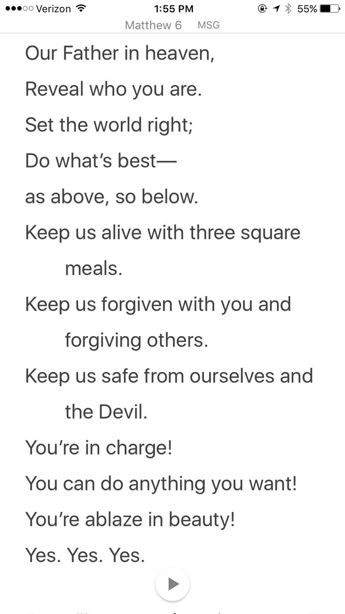 FLmobilize's tweet photo. Transform your prayer life. Recite the Lord's Prayer says John Majors. https://t.co/TBHXBmvbbg