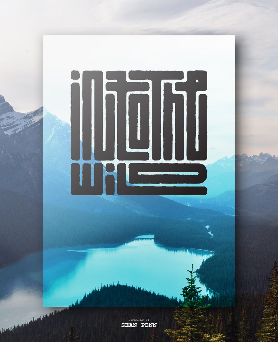 bofstarek's tweet photo. (into the wild)
poster design for a movie directed by Sean Penn
#posterdesign #GraphicDesign #typography #intothewild #seanpenn https://t.co/YWns7c4QOF