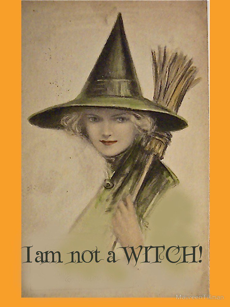 Joycejames__'s tweet photo. I’M NOT A WITCH !  https://t.co/wgQ94tqMqR https://t.co/yOf5C9PXqZ