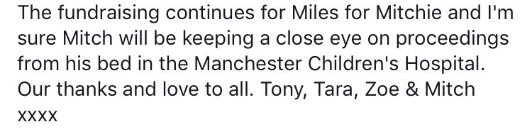 Miles For Mitchie tweet media