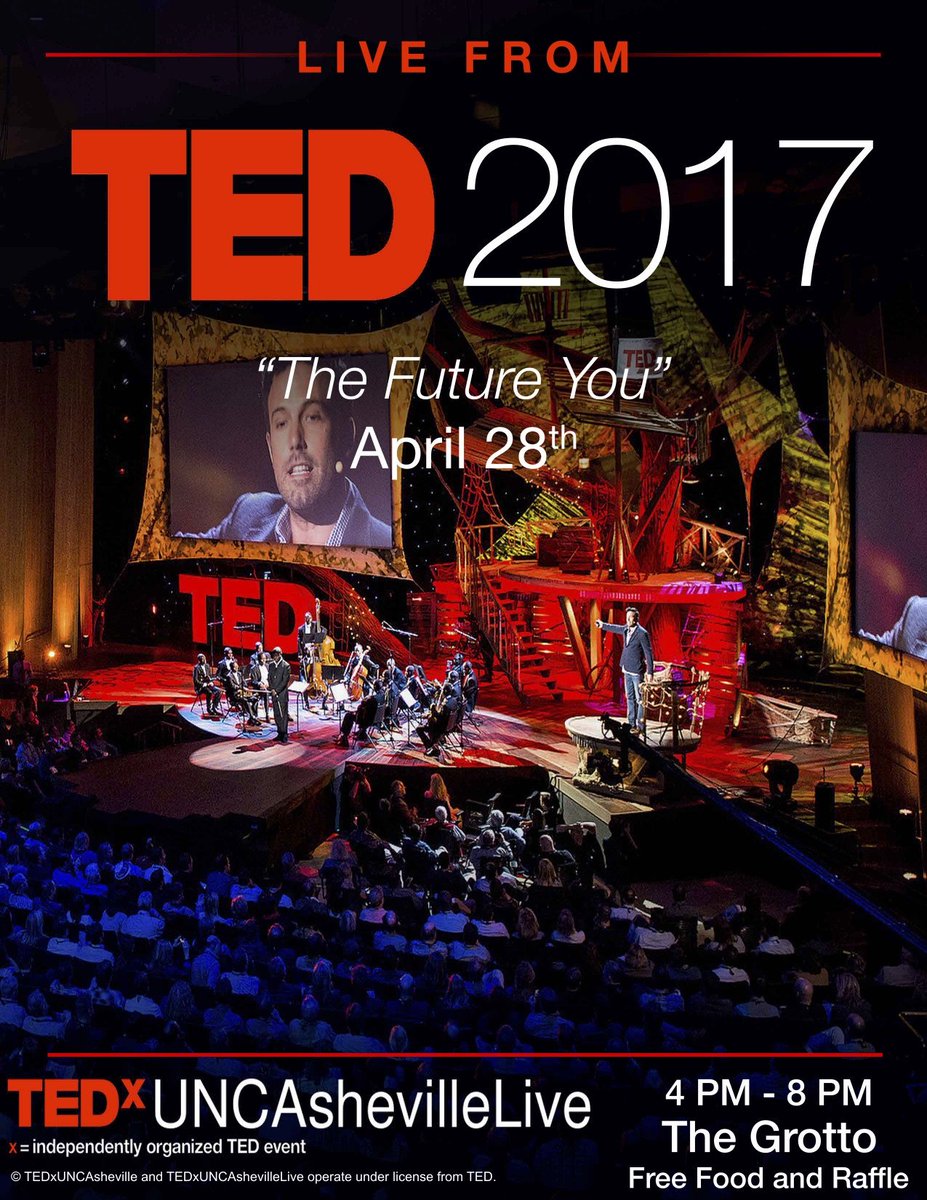 TEDxUNCAvl's tweet photo. Don't miss the chance to come to our Livestream event this Friday, April 27th from 4-8pm in the UNCA Highsmith Grotto! FREE talks and food! https://t.co/zDs1k5ZZge