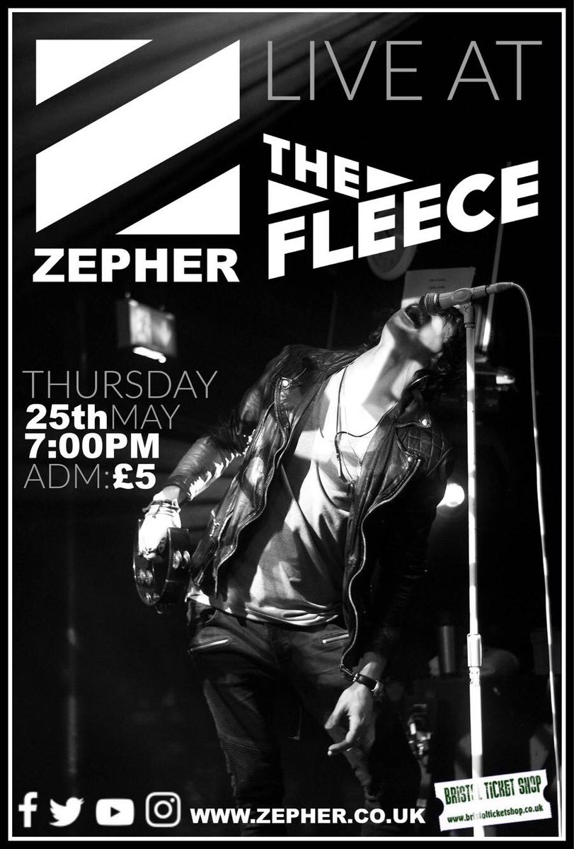 followzepher's tweet photo. 💥NEXT SHOW💥25/05/17💥BRISTOL
#musichouruk #theunsignedguide #diymusichour #unsignedhour #unsignedmusicawards #zepher #music #gigs #live #uk https://t.co/HcUZ2nFK2X